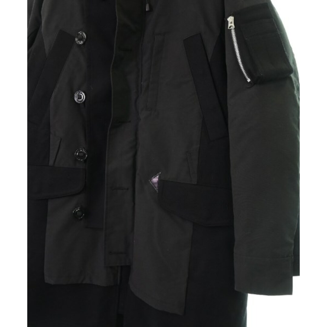 sacai(サカイ)のsacai サカイ ダウンコート 3(L位) 黒 【古着】【中古】 メンズのジャケット/アウター(その他)の商品写真