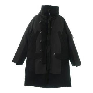 サカイ(sacai)のsacai サカイ ダウンコート 3(L位) 黒 【古着】【中古】(その他)