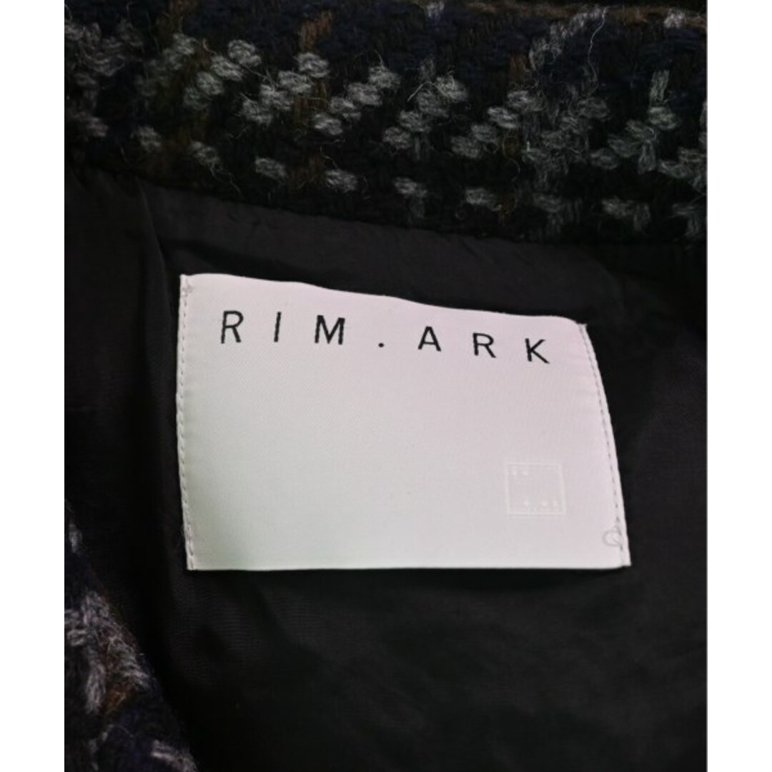 RIM.ARK(リムアーク)のRIM.ARK リムアーク ブルゾン（その他） F 黒xグレーx茶(チェック) 【古着】【中古】 レディースのジャケット/アウター(その他)の商品写真