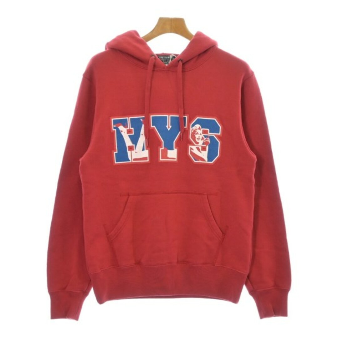 HYSTERIC GLAMOUR(ヒステリックグラマー)のHYSTERIC GLAMOUR ヒステリックグラマー パーカー S 赤 【古着】【中古】 メンズのトップス(パーカー)の商品写真