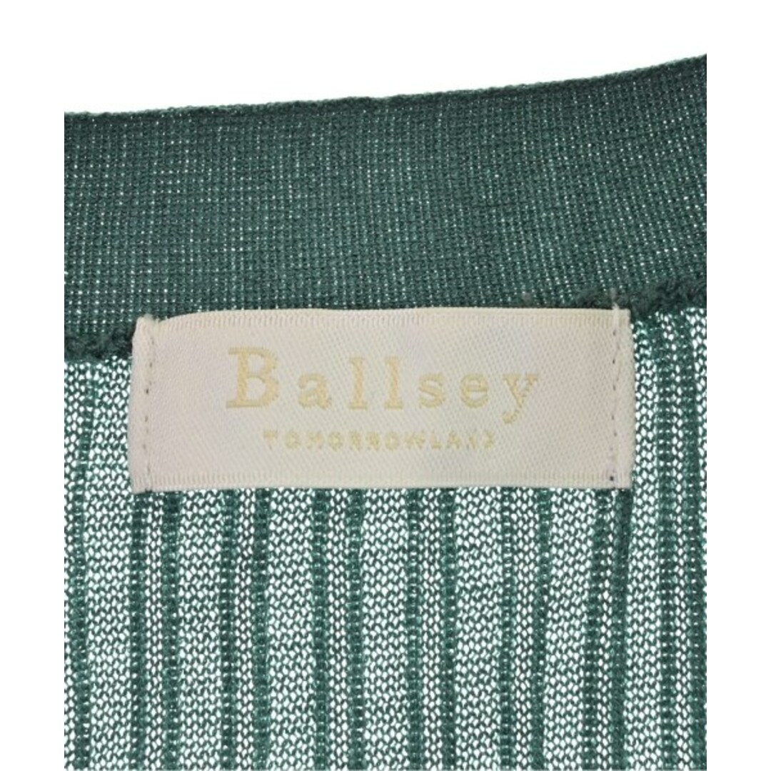 Ballsey(ボールジィ)のBallsey ボールジー カーディガン S 緑 【古着】【中古】 レディースのトップス(カーディガン)の商品写真