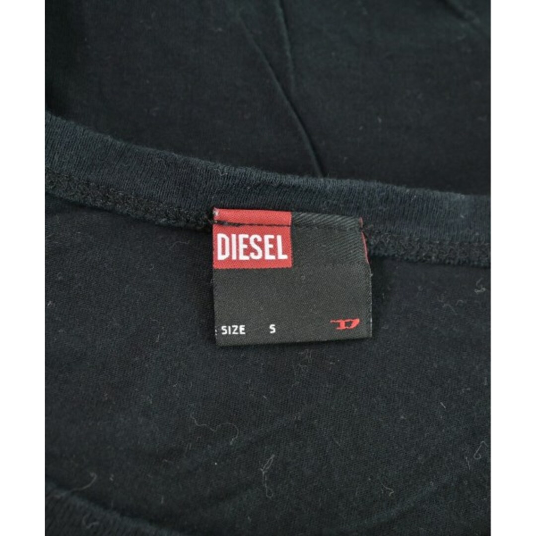 DIESEL(ディーゼル)のDIESEL ディーゼル Tシャツ・カットソー S 黒 【古着】【中古】 レディースのトップス(カットソー(半袖/袖なし))の商品写真