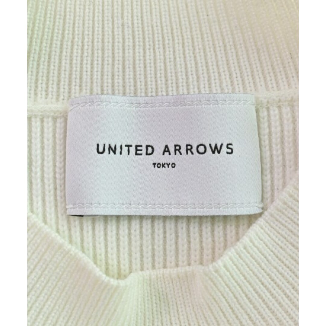 UNITED ARROWS(ユナイテッドアローズ)のUNITED ARROWS ニット・セーター -(XS位) 白 【古着】【中古】 レディースのトップス(ニット/セーター)の商品写真