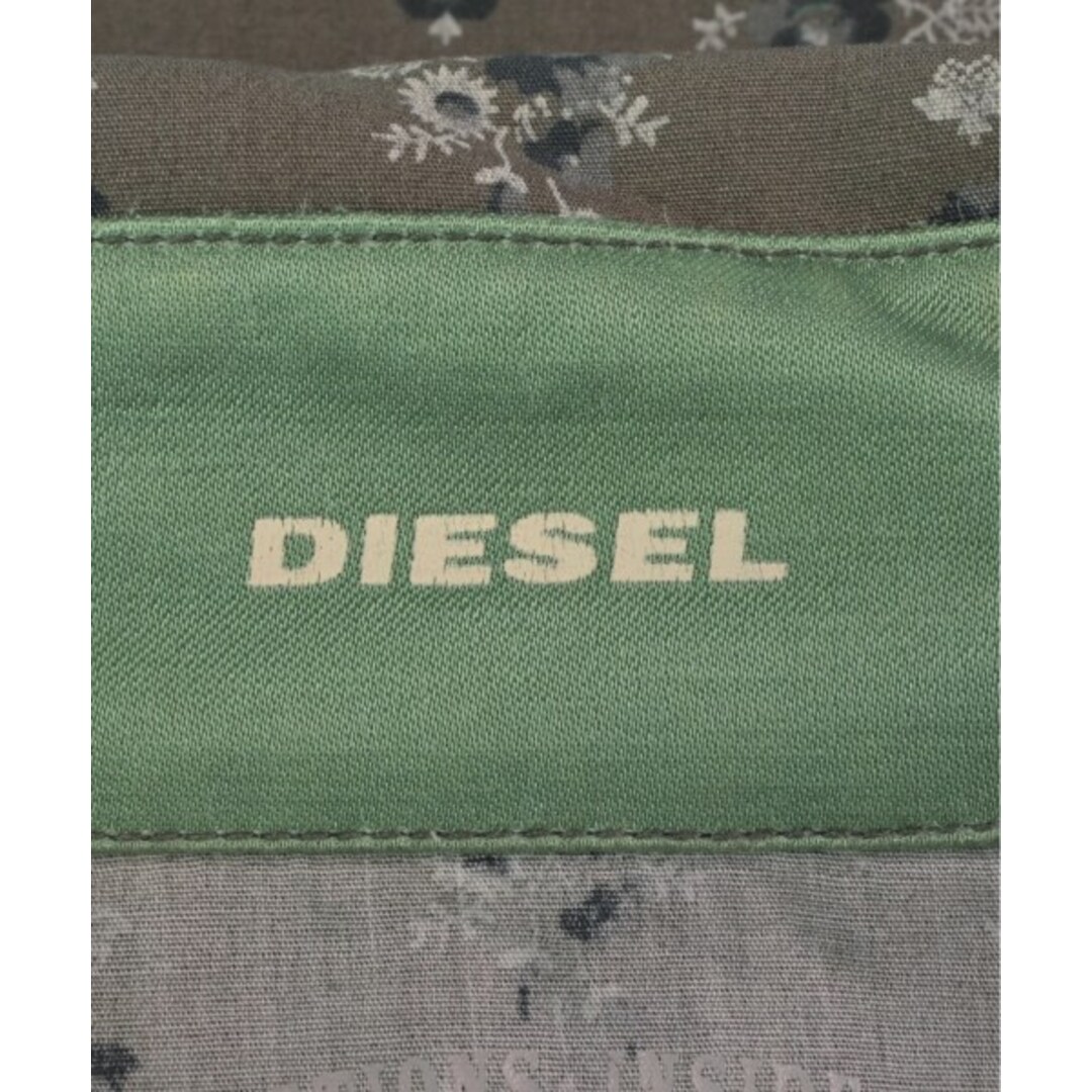 DIESEL(ディーゼル)のDIESEL ディーゼル カジュアルシャツ -(M位) グレーx白x紺等(総柄) 【古着】【中古】 メンズのトップス(シャツ)の商品写真