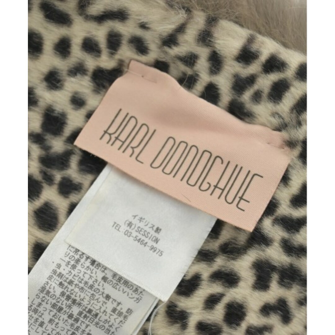 KARL DONOGHUE(カールドナヒュー)のKARL DONOGHUE カールドノヒュー マフラー - ベージュ系 【古着】【中古】 レディースのファッション小物(マフラー/ショール)の商品写真