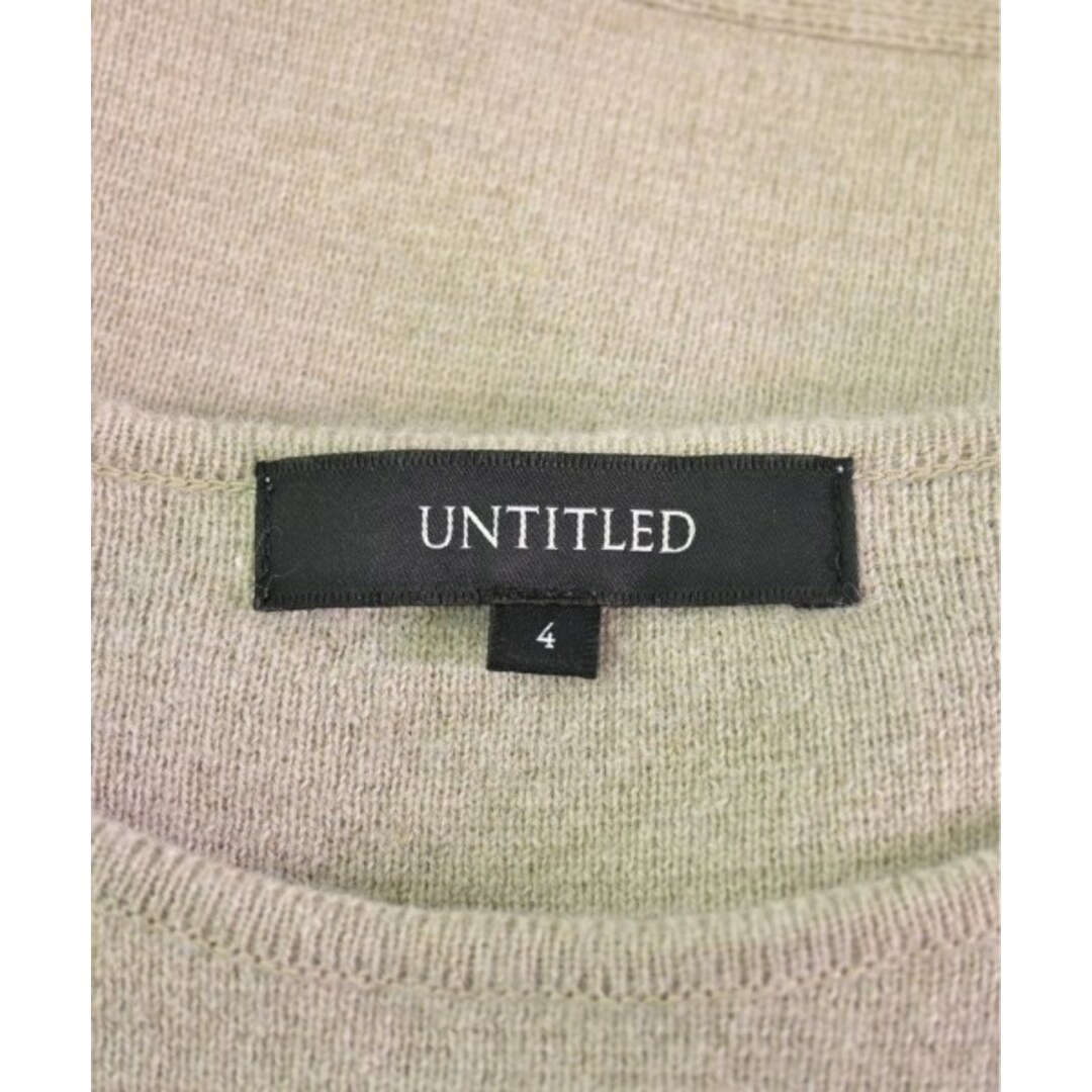 UNTITLED(アンタイトル)のUNTITLED アンタイトル ワンピース 4(XL位) ベージュ 【古着】【中古】 レディースのワンピース(ひざ丈ワンピース)の商品写真