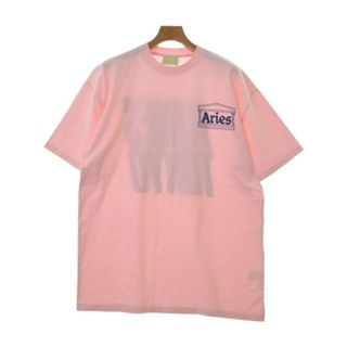 アリエス(aries)のAries アリエス Tシャツ・カットソー XL ピンク 【古着】【中古】(Tシャツ/カットソー(半袖/袖なし))