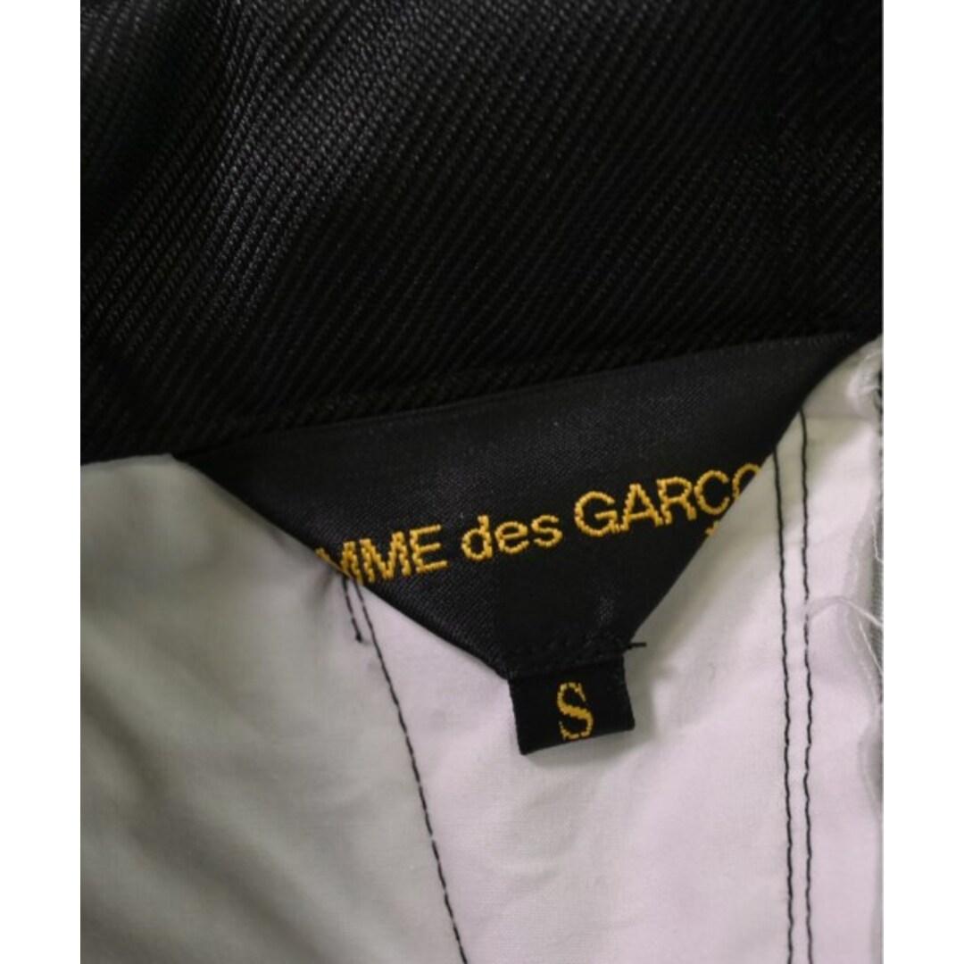 COMME des GARCONS(コムデギャルソン)のCOMME des GARCONS カジュアルジャケット S 黒 【古着】【中古】 レディースのジャケット/アウター(テーラードジャケット)の商品写真