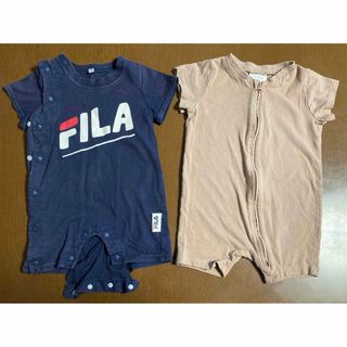 FILA - ベビー服☆半袖ロンパース2枚