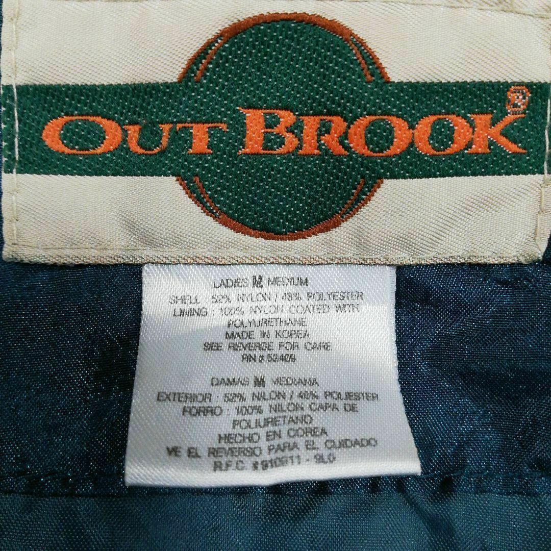 OUT BROOK アウトブルック　ブルゾン　ジャケット　ナイロンジャンパー　M レディースのジャケット/アウター(ナイロンジャケット)の商品写真