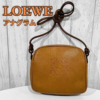 ロエベ LOEWE ミニ ショルダーバッグ アナグラム ポシェット 型押し ロゴ