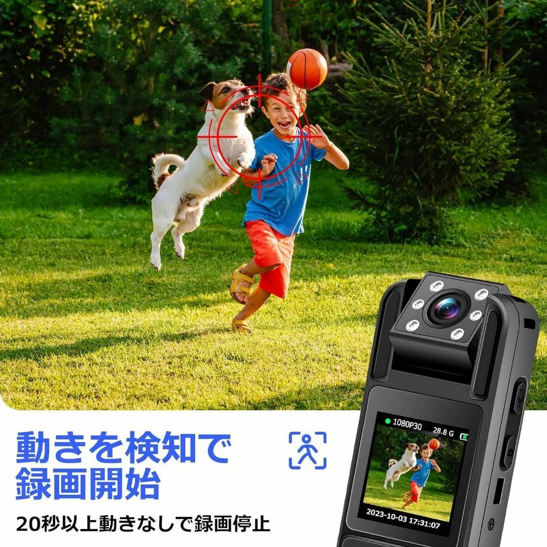 ミニ 小型カメラ ZHTNC 1.3Inch カラースクリーン ボディカメラ ウ スマホ/家電/カメラのスマホアクセサリー(Androidケース)の商品写真