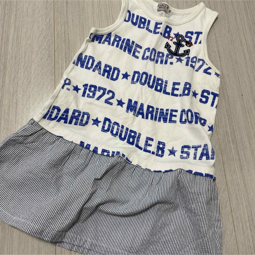 DOUBLE.B(ダブルビー)のダブルビー  ワンピース キッズ/ベビー/マタニティのキッズ服女の子用(90cm~)(ワンピース)の商品写真