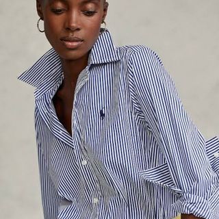 Ralph Lauren - 極美品✨ ラルフローレン ユニセックス ストライプ 長袖シャツ M