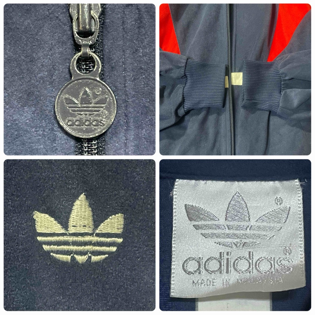 adidas - 80s 白タグ adidas アディダス ベロア トラック adidas - 80s 白タグ adidas アディダス ベロア トラック