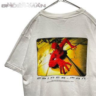 マーベル(MARVEL)の【激レア】 非売品 アメイジング スパイダーマン Tシャツ 2002年 映画(Tシャツ/カットソー(半袖/袖なし))