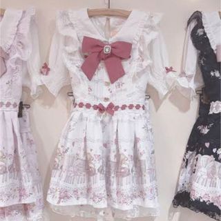 LIZLISA melodybunny セットアップ 白 半袖