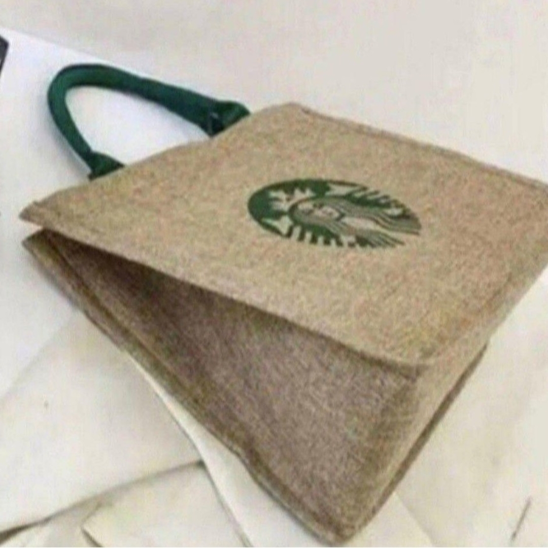 Starbucks(スターバックス)の大容量トートバッグ エコバッグ スターバックス  手提げ袋　STARBUCKS レディースのバッグ(エコバッグ)の商品写真