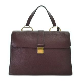 ミュウミュウ(miumiu)のMiu Miu ミュウミュウ ハンドバッグ - エンジ 【古着】【中古】(ハンドバッグ)