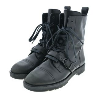 ALEXANDER WANG ブーツ EU39 1/2(24.5cm位) 黒 【古着】【中古】