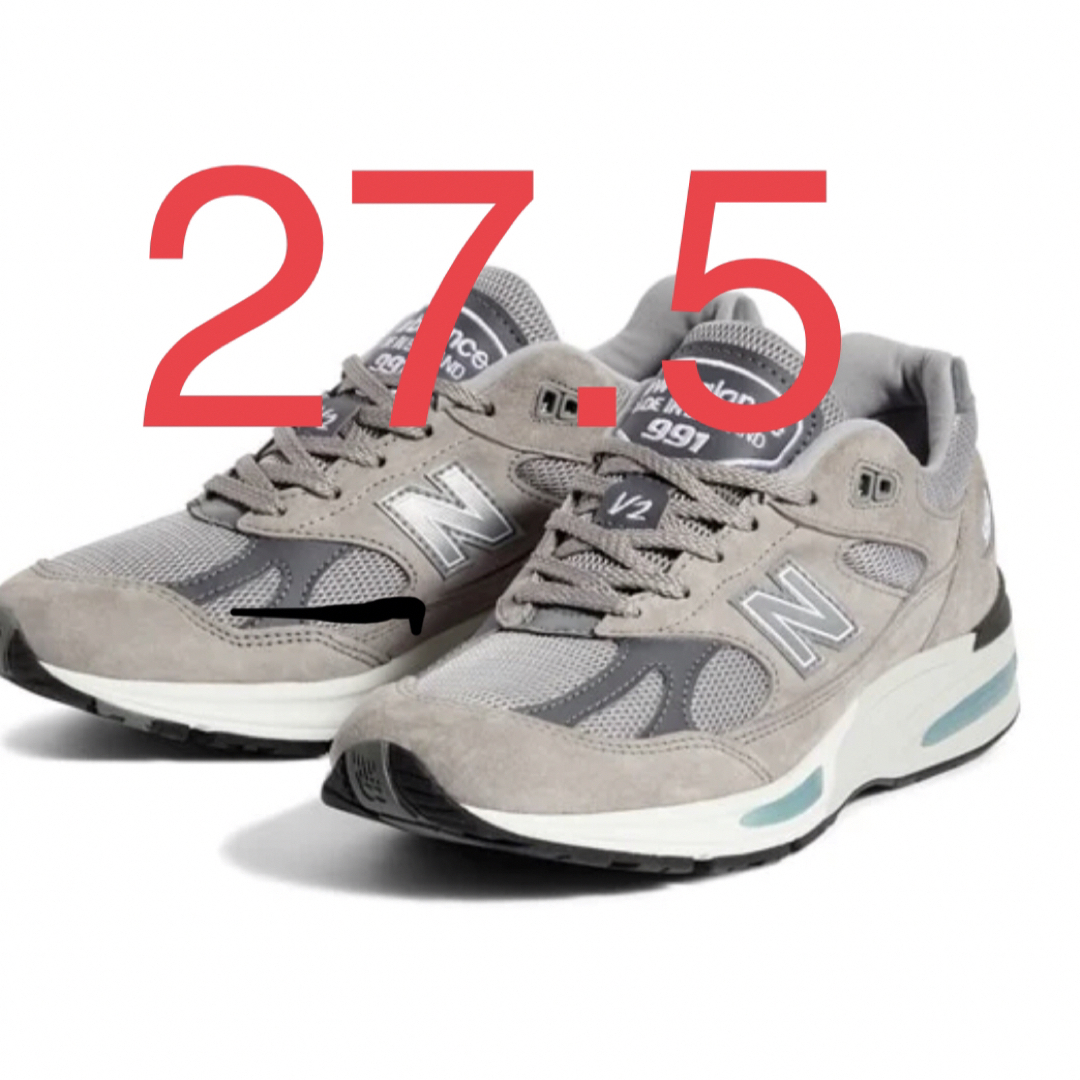 New Balance(ニューバランス)のNew Balance 991V2  Gray 27.5 メンズの靴/シューズ(スニーカー)の商品写真