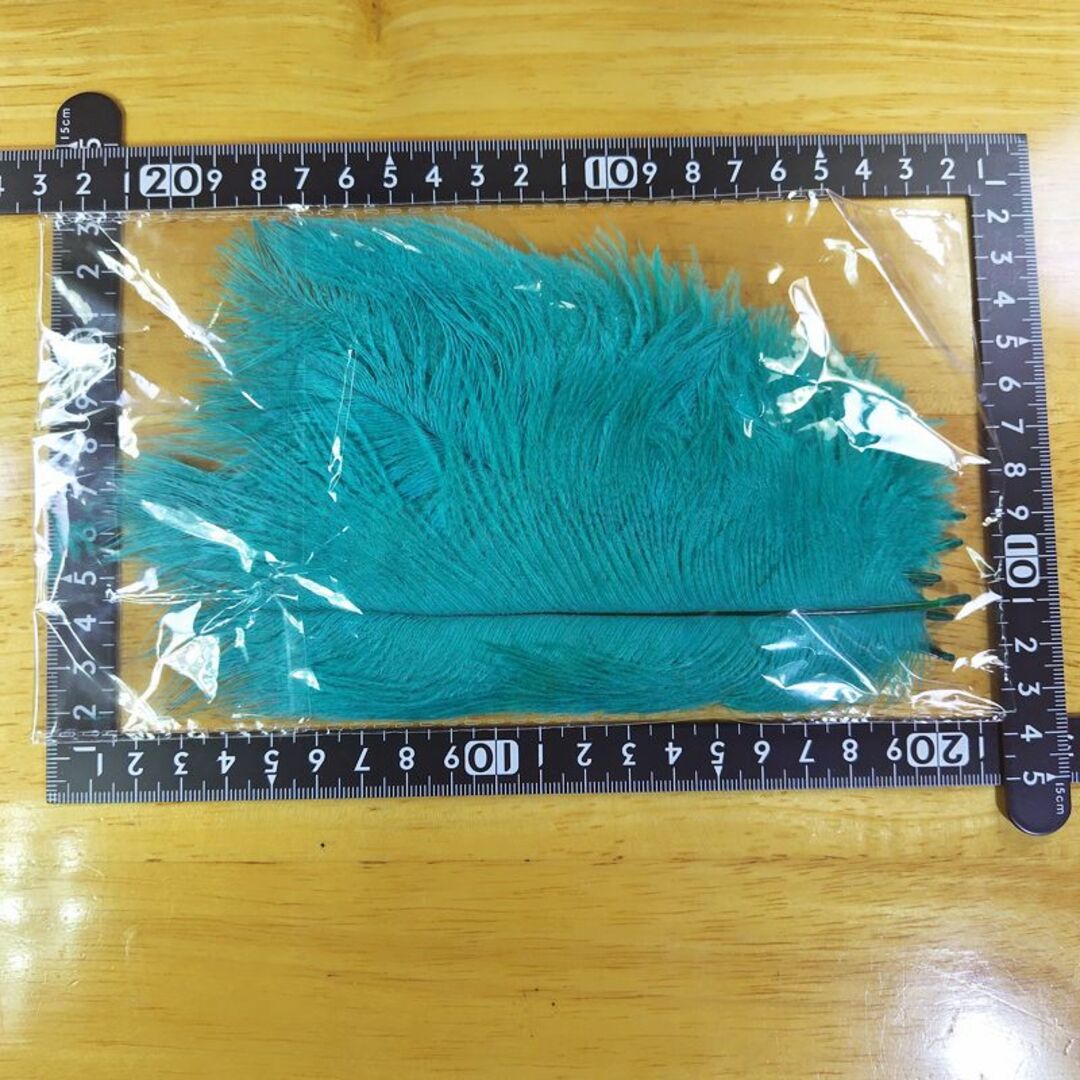 フライマテリアル●オーストリッチ 10pcs PAC 【ターコイズ】 スポーツ/アウトドアのフィッシング(その他)の商品写真