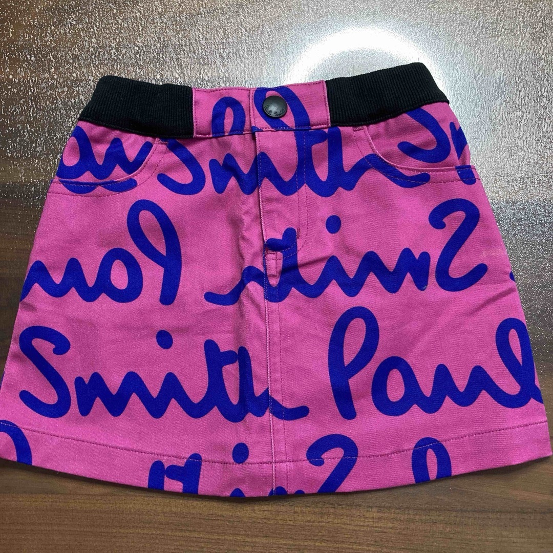 Paul Smith(ポールスミス)のPaul Smithプリントスカート 100cm　マゼンダ キッズ/ベビー/マタニティのキッズ服女の子用(90cm~)(スカート)の商品写真