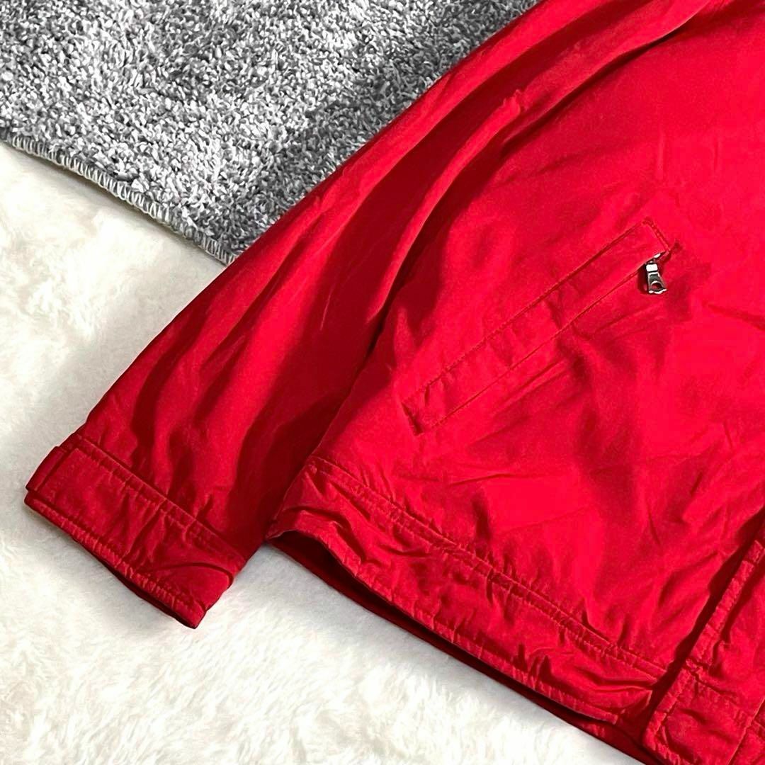 POLO RALPH LAUREN(ポロラルフローレン)のラルフローレン　ナイロンブルゾン　レッド　裏地フリース　サイズM メンズのジャケット/アウター(ブルゾン)の商品写真