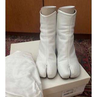 マルタンマルジェラ(Maison Martin Margiela)の最終価格　Maison Margiela  タビ レザー アンクル ブーツ 35(ブーツ)