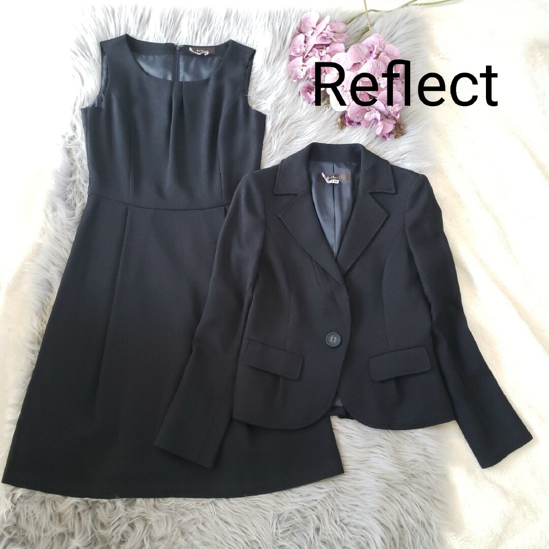ReFLEcT(リフレクト)のReflectテーラードジャケット ワンピース スーツ 11号 レディースのフォーマル/ドレス(スーツ)の商品写真