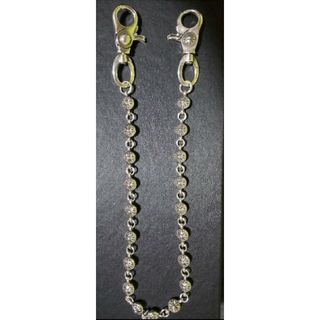 クロムハーツ(Chrome Hearts)のシルバー925 ウォレットチェーン　CHROME HEARTSタイプ(ウォレットチェーン)