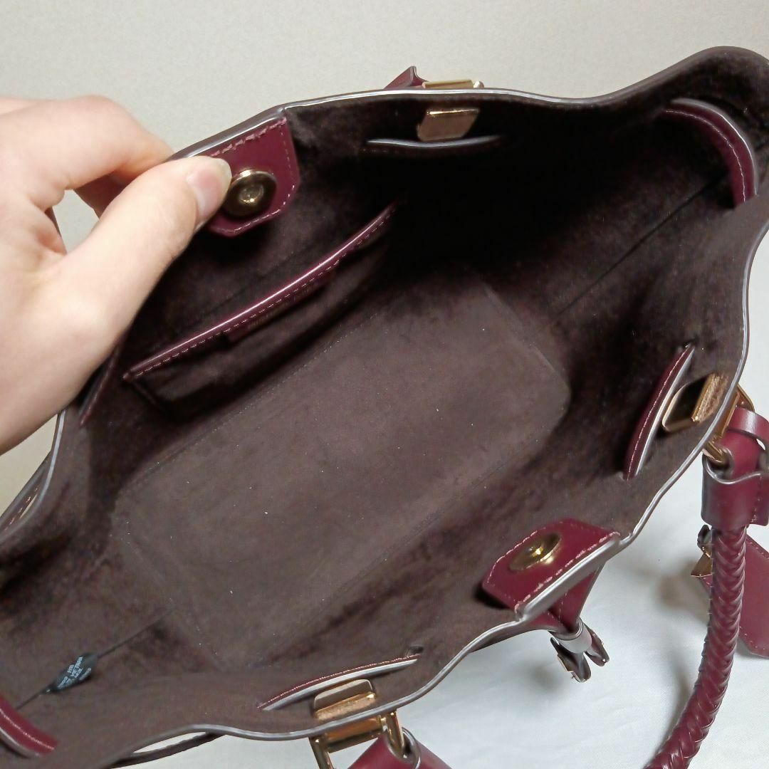 Michael Kors(マイケルコース)の10超美品　マイケルコース　ハンドバック　ショルダー　2way　ワインレッド レディースのバッグ(ハンドバッグ)の商品写真