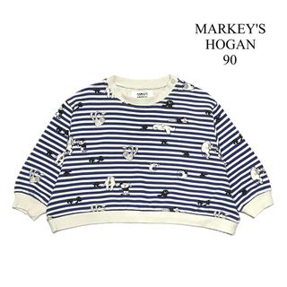 MARKEY'S - 《MARKEY'S HOGAN》くまと僕／トレーナー／90