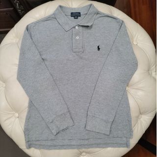 ラルフローレン(Ralph Lauren)のラルフローレン　長袖ポロシャツ　グレー　140(Tシャツ/カットソー)