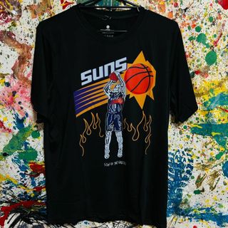 SUNS リプリント Tシャツ 半袖 メンズ 新品 渡邊雄太黒 NBA バスケ(Tシャツ/カットソー(半袖/袖なし))