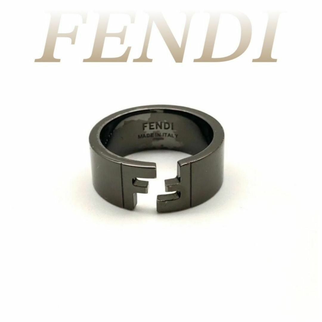 FENDI(フェンディ)のフェンディ ルテニウム FF リング 指輪 60223 レディースのアクセサリー(リング(指輪))の商品写真