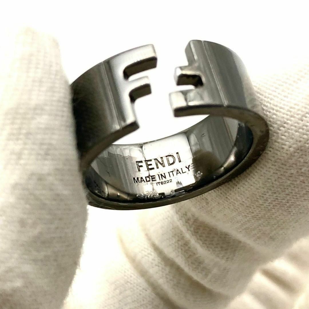 FENDI(フェンディ)のフェンディ ルテニウム FF リング 指輪 60223 レディースのアクセサリー(リング(指輪))の商品写真