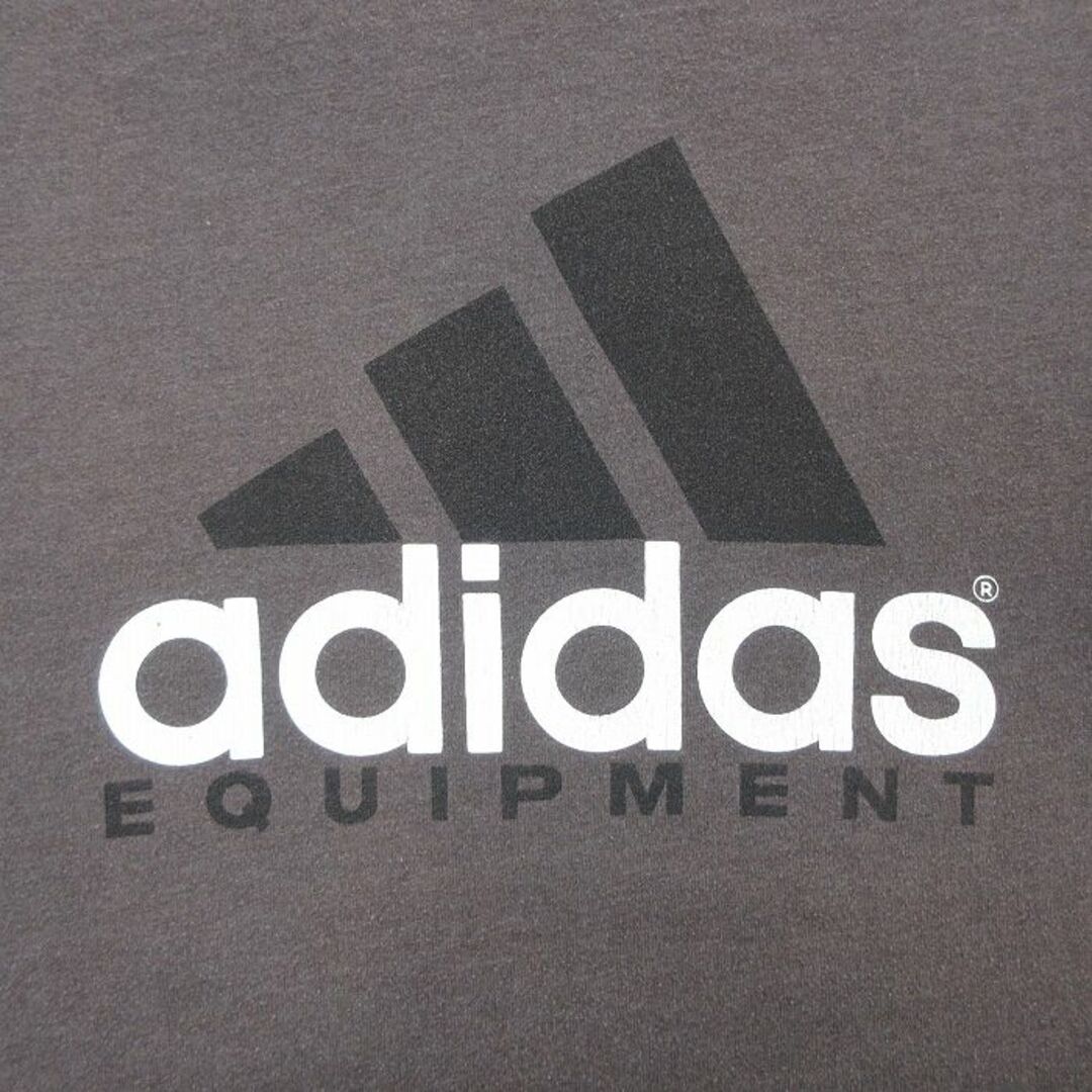 adidas(アディダス)のXL★古着 アディダス adidas 半袖 ビンテージ Tシャツ メンズ 00年代 00s ビッグロゴ エキップメント 大きいサイズ クルーネック 黒 ブラック 【spe】 24mar26 中古 メンズのトップス(Tシャツ/カットソー(半袖/袖なし))の商品写真