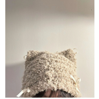 Le Sserafimサクラ　ミサモへのプレゼント　ハンドメイド　猫耳帽子