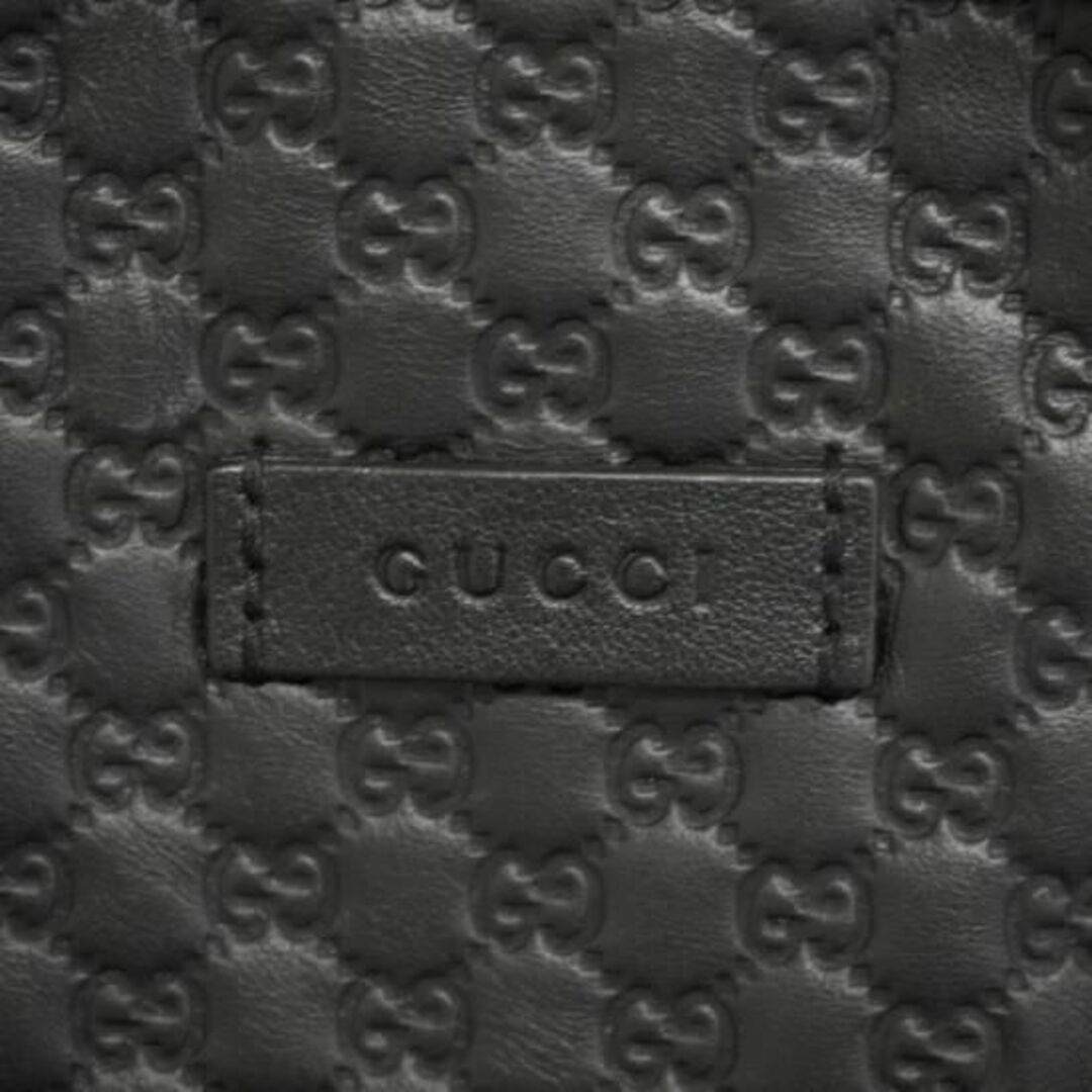 Gucci(グッチ)の【匿名配送・美品】グッチ 449647 レザー マイクログッチシマ ハンドバッグ レディースのバッグ(ハンドバッグ)の商品写真