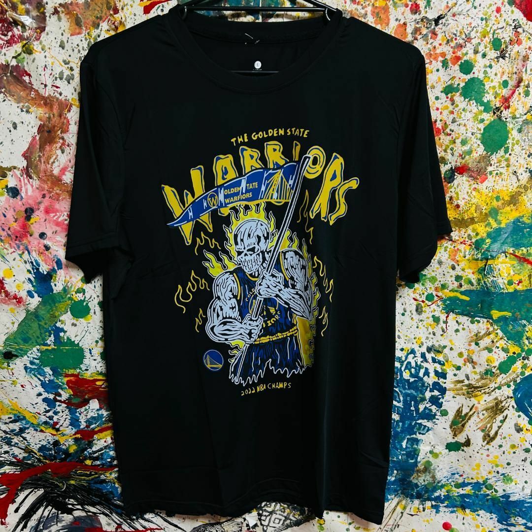 レイカーズ リプリント Tシャツ 半袖 メンズ 新品 個性的 黒 NBA バスケ メンズのトップス(Tシャツ/カットソー(半袖/袖なし))の商品写真