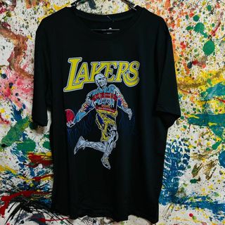 骸骨リプリント Tシャツ 半袖 メンズ 新品 八村塁 黒 NBA バスケ(Tシャツ/カットソー(半袖/袖なし))