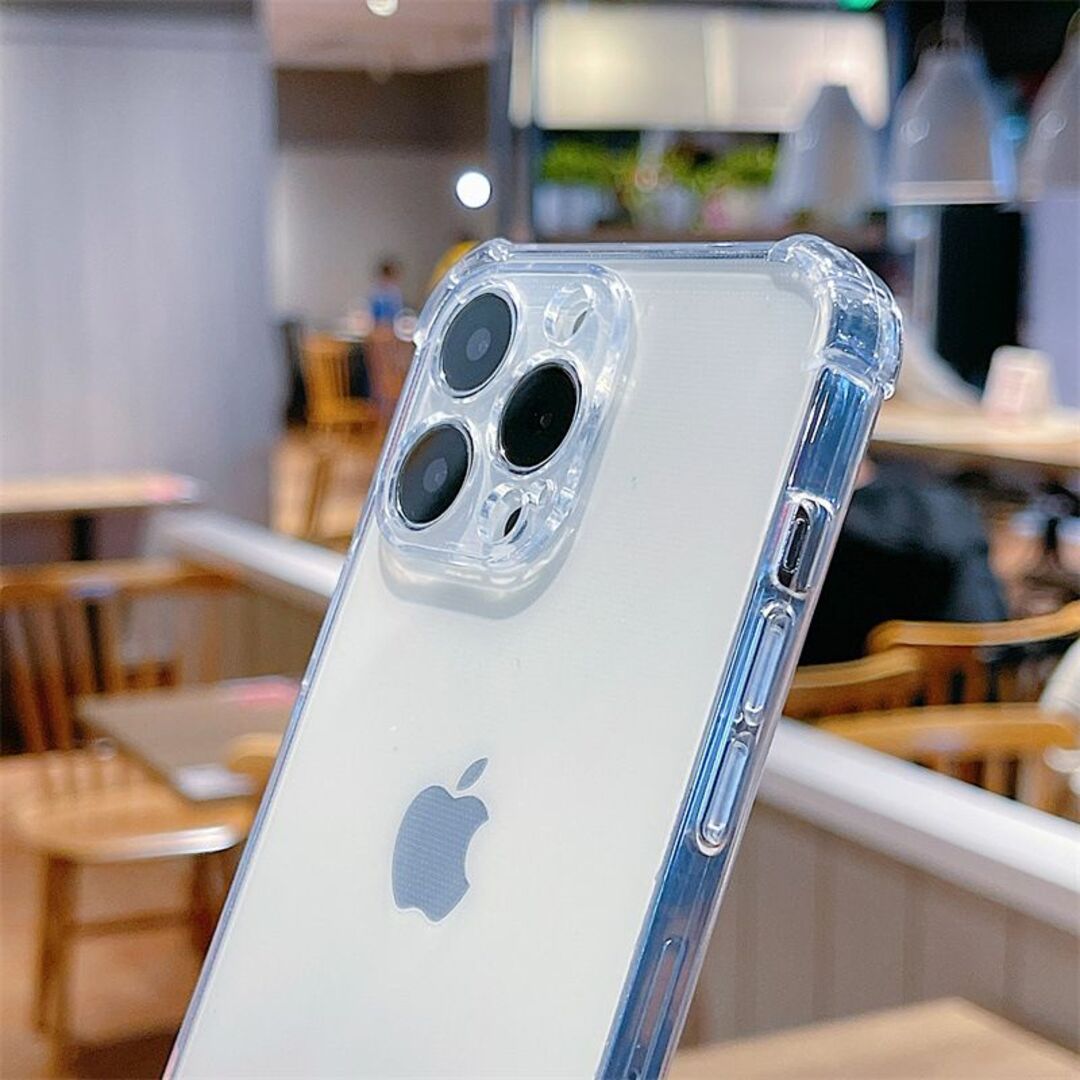 iPhone12mini ソフトケース クリアケース 画面レンズ保護 角落ち防御 スマホ/家電/カメラのスマホアクセサリー(iPhoneケース)の商品写真
