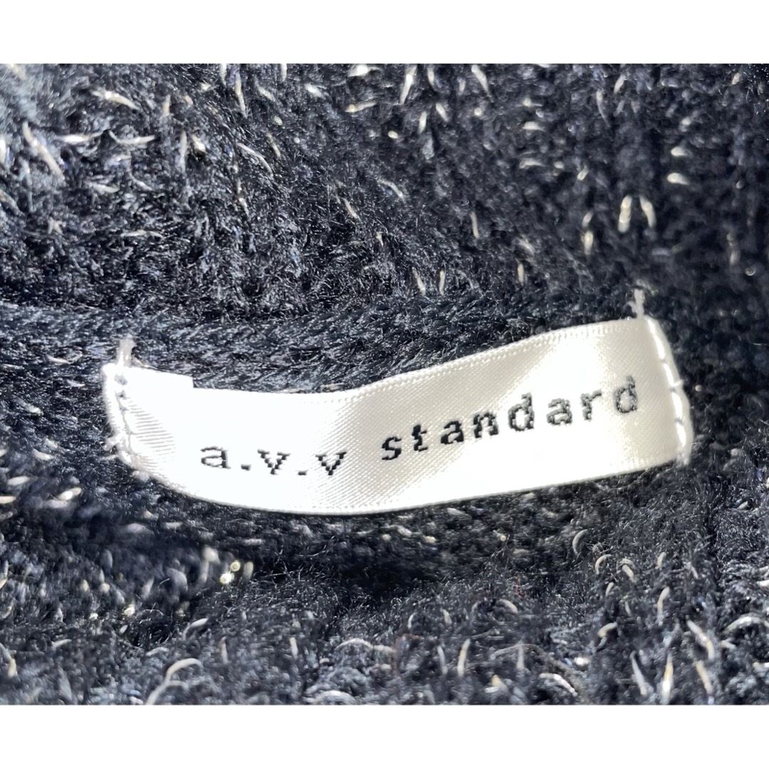 a.v.v(アーヴェヴェ)の【超美品】a.v.v standard ニット  7部袖 レディースのトップス(ニット/セーター)の商品写真