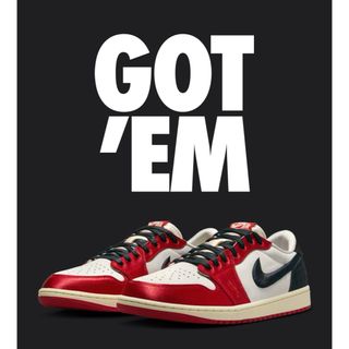 ジョーダン(Jordan Brand（NIKE）)のNIKE Air jordan1 LOW OG x trophy Room(スニーカー)