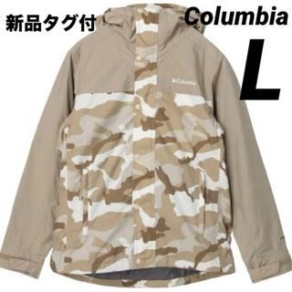 コロンビア(Columbia)の☆新品☆ コロンビア　オムニヒート メンズ デクルーズ サミット パターンド　L(ナイロンジャケット)