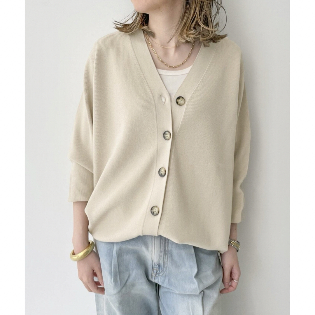 L'Appartement DEUXIEME CLASSE(アパルトモンドゥーズィエムクラス)の◆新品未使用◆L'Appartement◆Knit Cardigan レディースのトップス(カーディガン)の商品写真