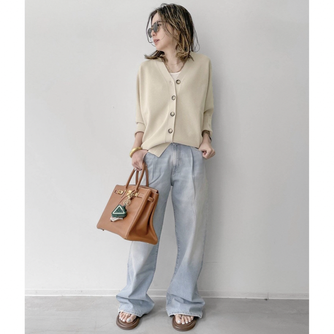 L'Appartement DEUXIEME CLASSE(アパルトモンドゥーズィエムクラス)の◆新品未使用◆L'Appartement◆Knit Cardigan レディースのトップス(カーディガン)の商品写真