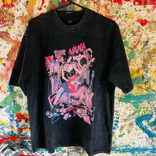 NANA リプリント Tシャツ 半袖 メンズ 新品 個性的L M(Tシャツ/カットソー(半袖/袖なし))