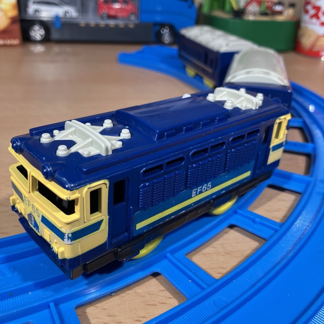 プラレール　ブルートレイン　富士 キッズ/ベビー/マタニティのおもちゃ(電車のおもちゃ/車)の商品写真